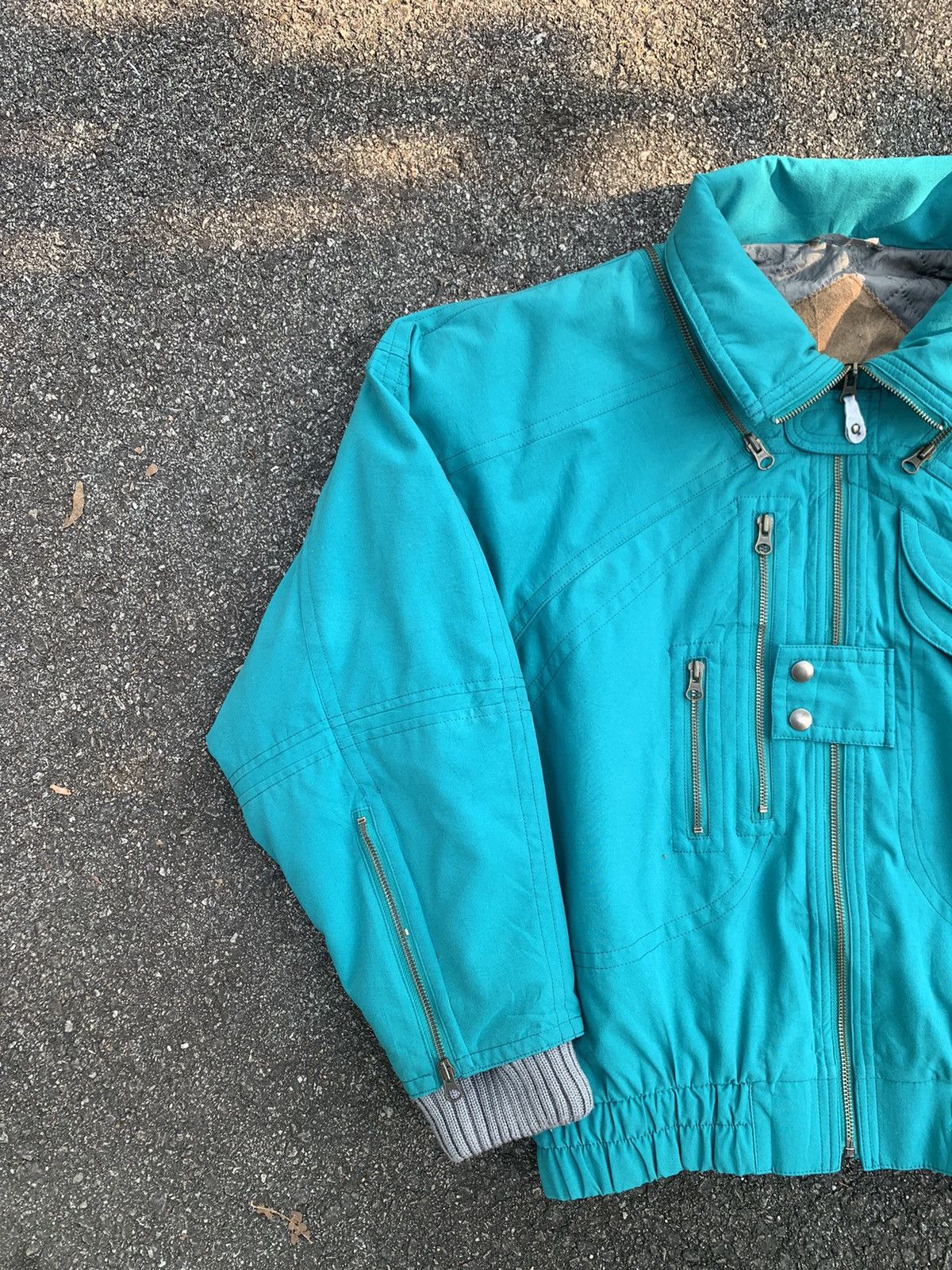 Vintage 🔥VINTAGE STEP CROSS RARE POCKET BOMBER JACKET Size US L / EU 52-54 / 3 - 6 Thumbnail