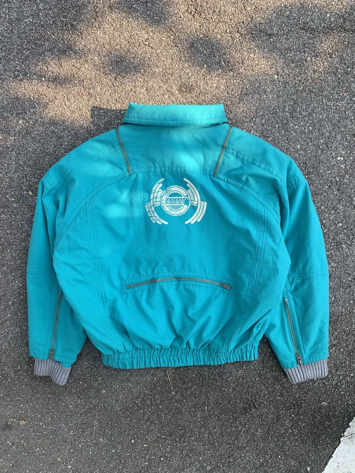 Vintage 🔥VINTAGE STEP CROSS RARE POCKET BOMBER JACKET Size US L / EU 52-54 / 3 - 13 Thumbnail