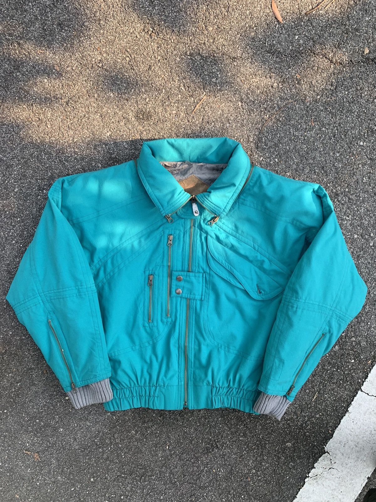 Vintage 🔥VINTAGE STEP CROSS RARE POCKET BOMBER JACKET Size US L / EU 52-54 / 3 - 3 Thumbnail
