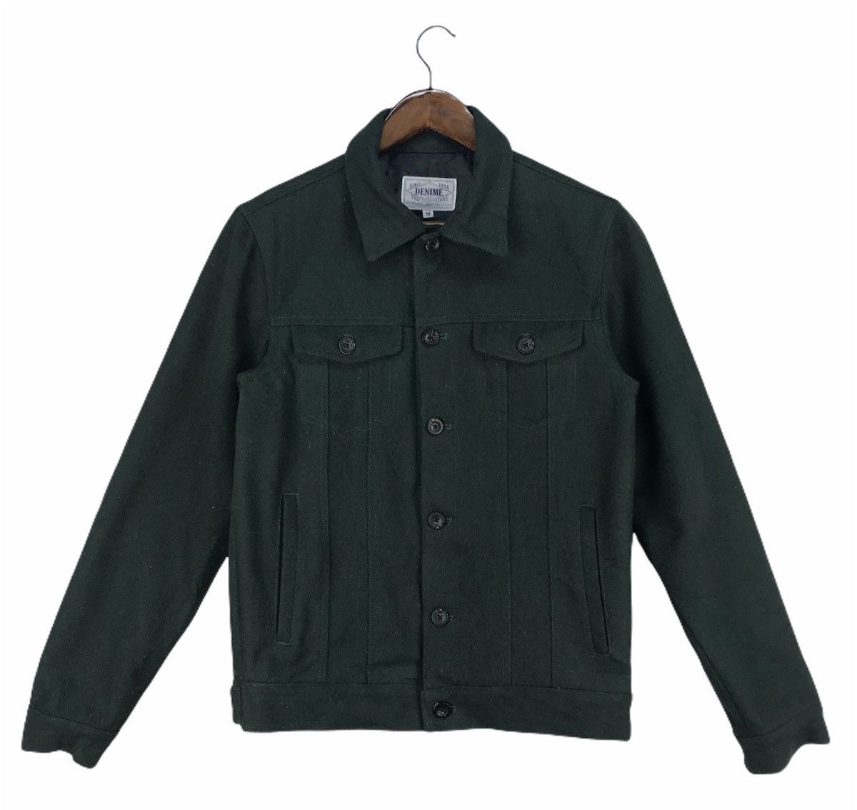 Denime Vintage Denime Wool Trucker Jacket Size US M / EU 48-50 / 2 - 1 Thumbnail