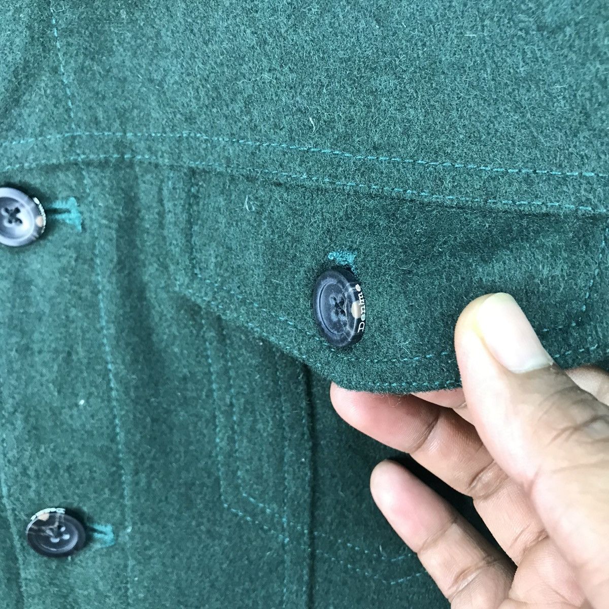 Denime Vintage Denime Wool Trucker Jacket Size US M / EU 48-50 / 2 - 4 Thumbnail