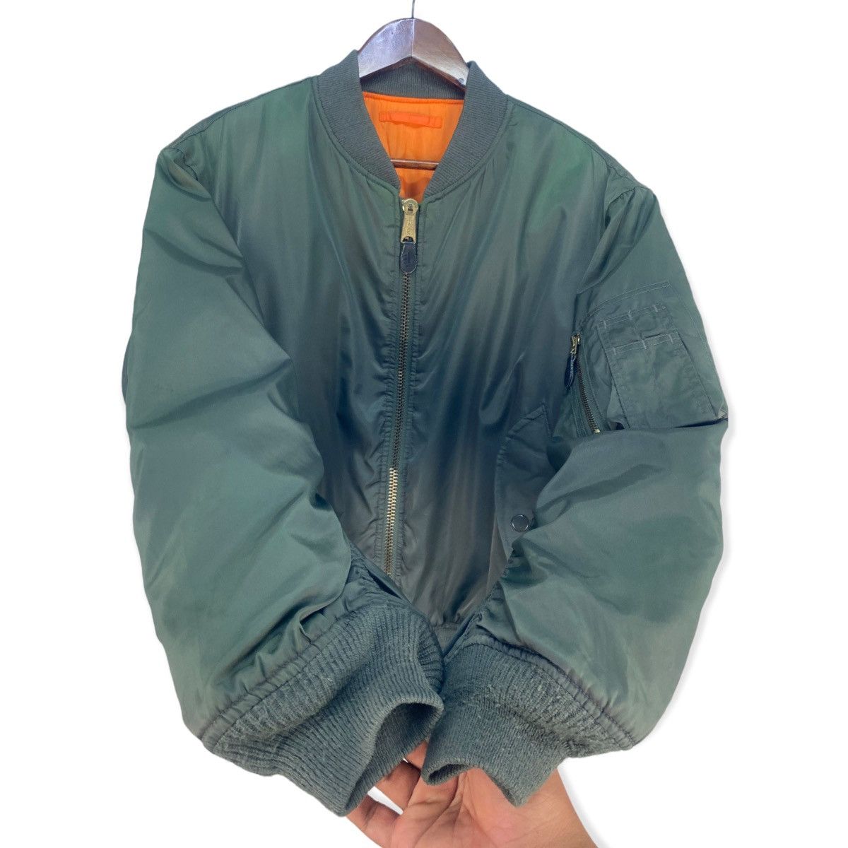 Vintage Vintage Phantom Military Bomber Jacket Size US M / EU 48-50 / 2 - 2 Thumbnail