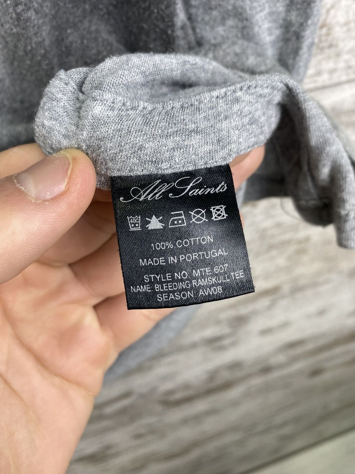 Allsaints × Japanese Brand Mens AllSaints BLEEDING RAMSKULL T Shirt luxury tee Japanese Size US L / EU 52-54 / 3 - 4 Thumbnail