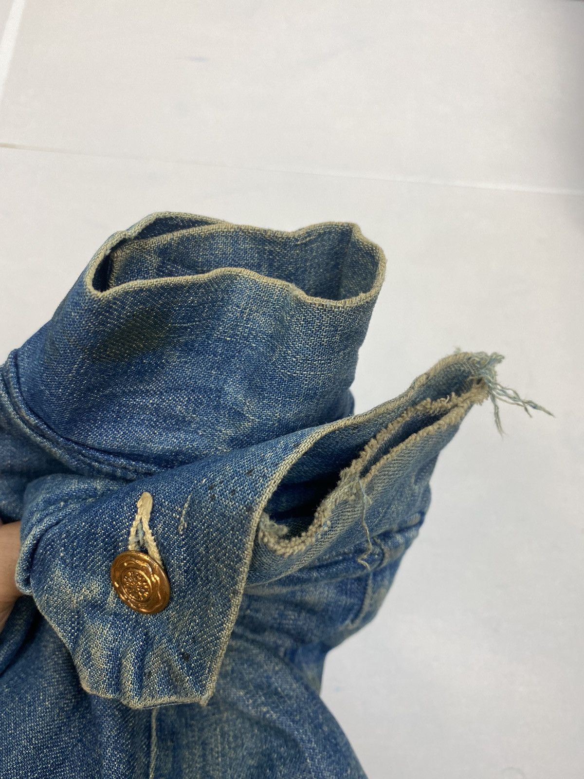 Japanese Brand Vintage Denim Workers Jacket Size US L / EU 52-54 / 3 - 6 Thumbnail