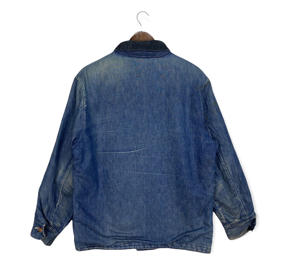 Japanese Brand Vintage Denim Workers Jacket Size US L / EU 52-54 / 3 - 5 Thumbnail