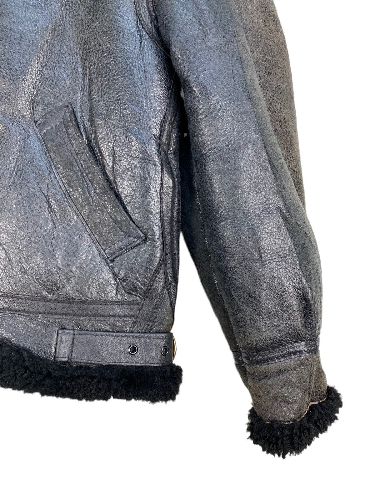 Schott Classic Schott B-3 Sheepskin Leather Bomber Jacket Size US L / EU 52-54 / 3 - 4 Thumbnail