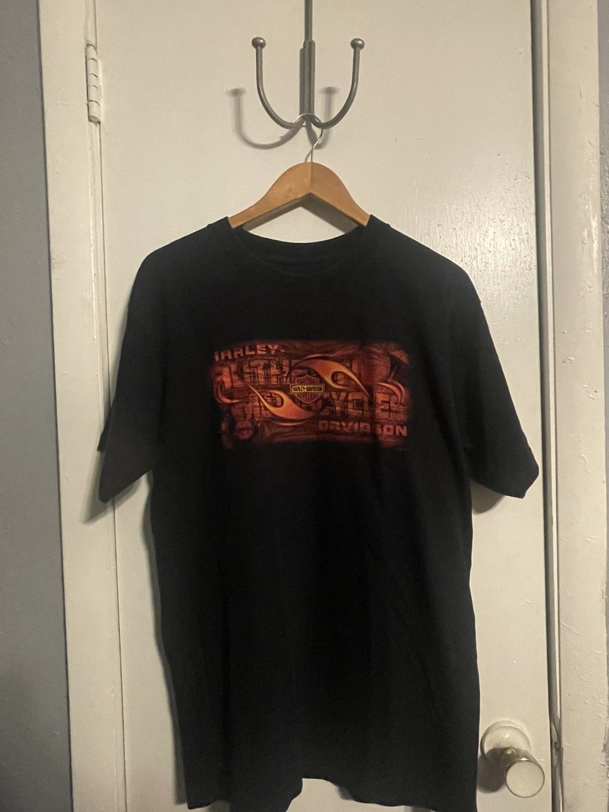 Harley Davidson Vintage Harley Fire Logo Tee Size US L / EU 52-54 / 3 - 1 Thumbnail