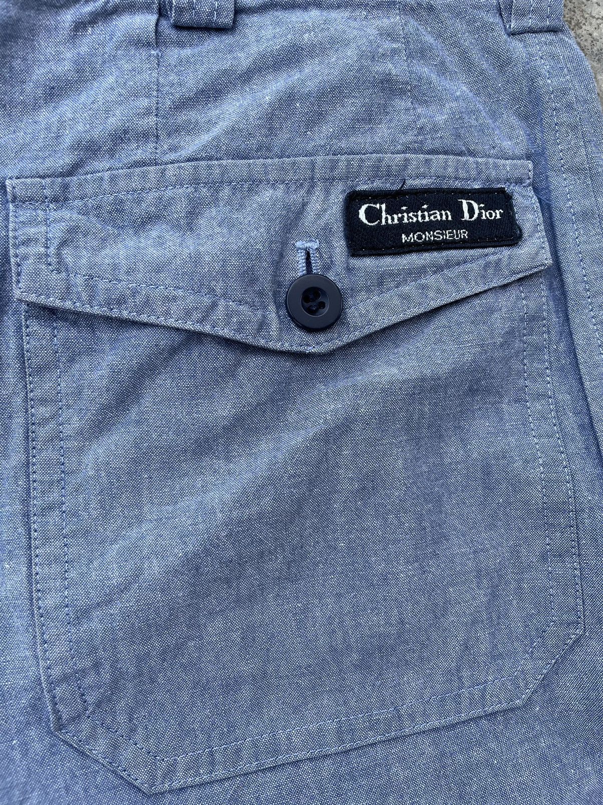 Christian Dior Monsieur Christian Dior casual pants chambray Size US 27 - 8 Thumbnail