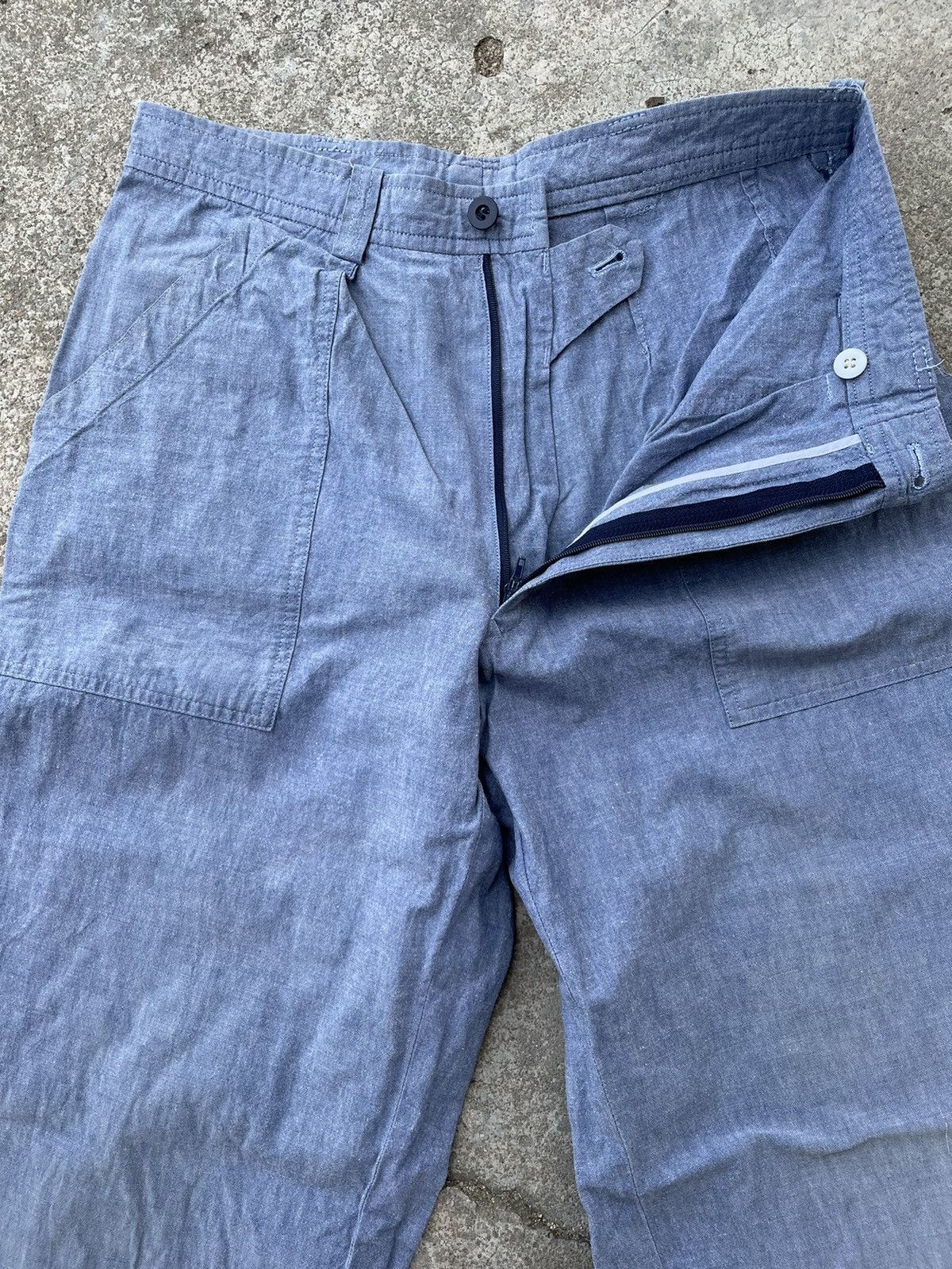 Christian Dior Monsieur Christian Dior casual pants chambray Size US 27 - 5 Thumbnail