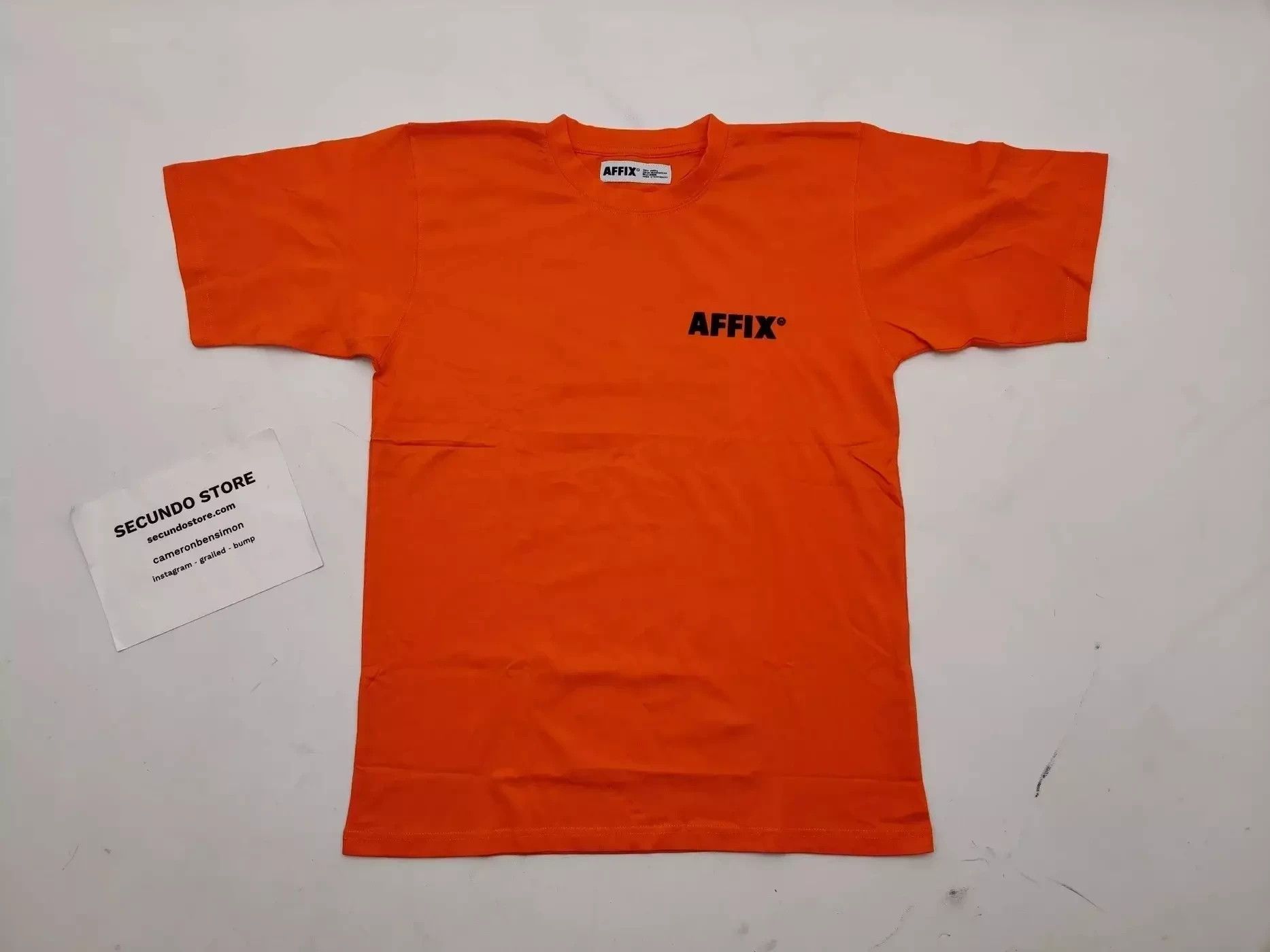 AFFXWRKS ⚫️SALE⚫️ Affix works A logo tshirt Orange Size US M / EU 48-50 / 2 - 3 Thumbnail