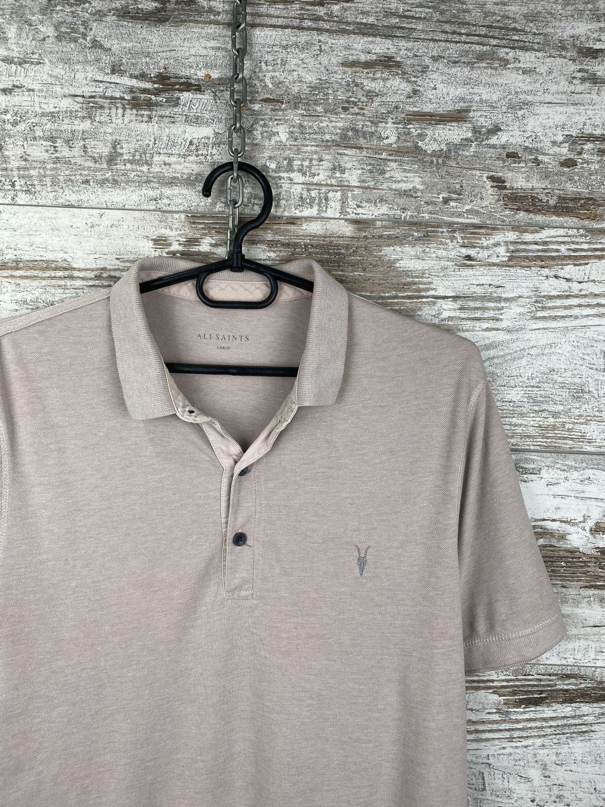 Allsaints × Japanese Brand Mens AllSaints REFORM SS POLO T Shirt luxury tee Japanese Size US L / EU 52-54 / 3 - 2 Thumbnail