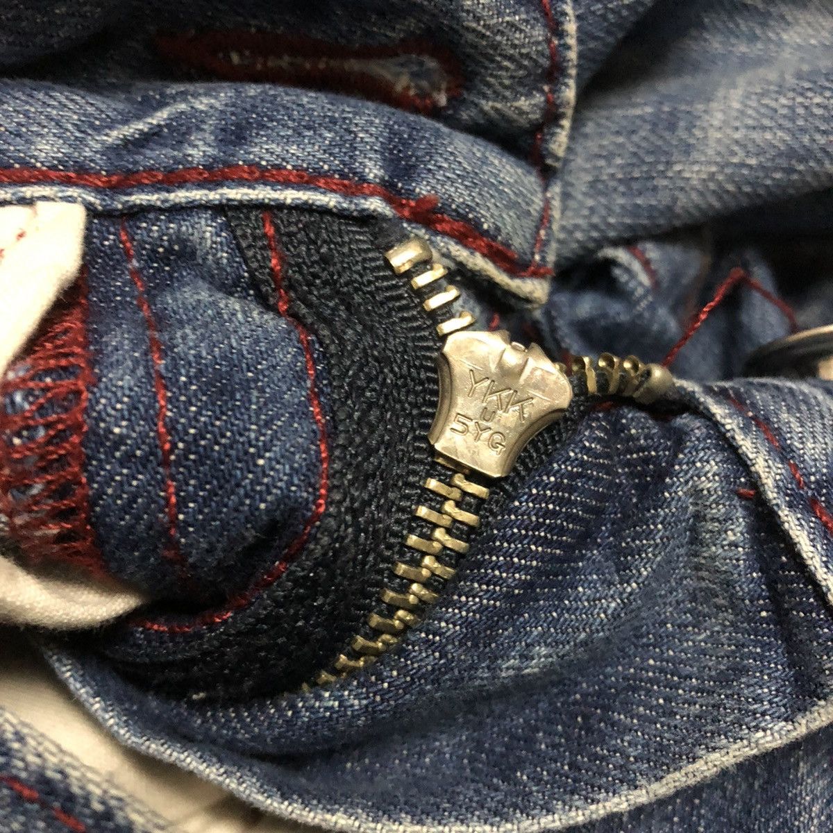 True Religion Vintage True Religion USA Distressed Straight Cut Denim Size US 32 / EU 48 - 6 Thumbnail