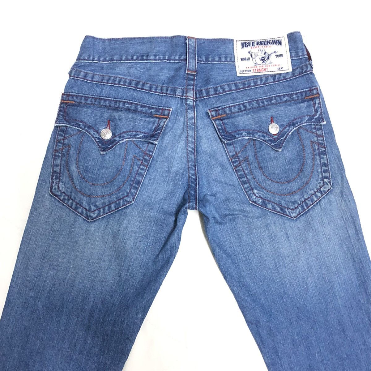 True Religion Vintage True Religion USA Distressed Straight Cut Denim Size US 32 / EU 48 - 17 Thumbnail
