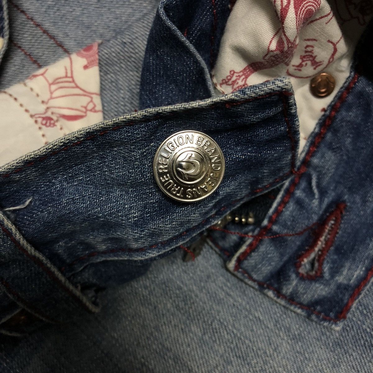 True Religion Vintage True Religion USA Distressed Straight Cut Denim Size US 32 / EU 48 - 7 Thumbnail