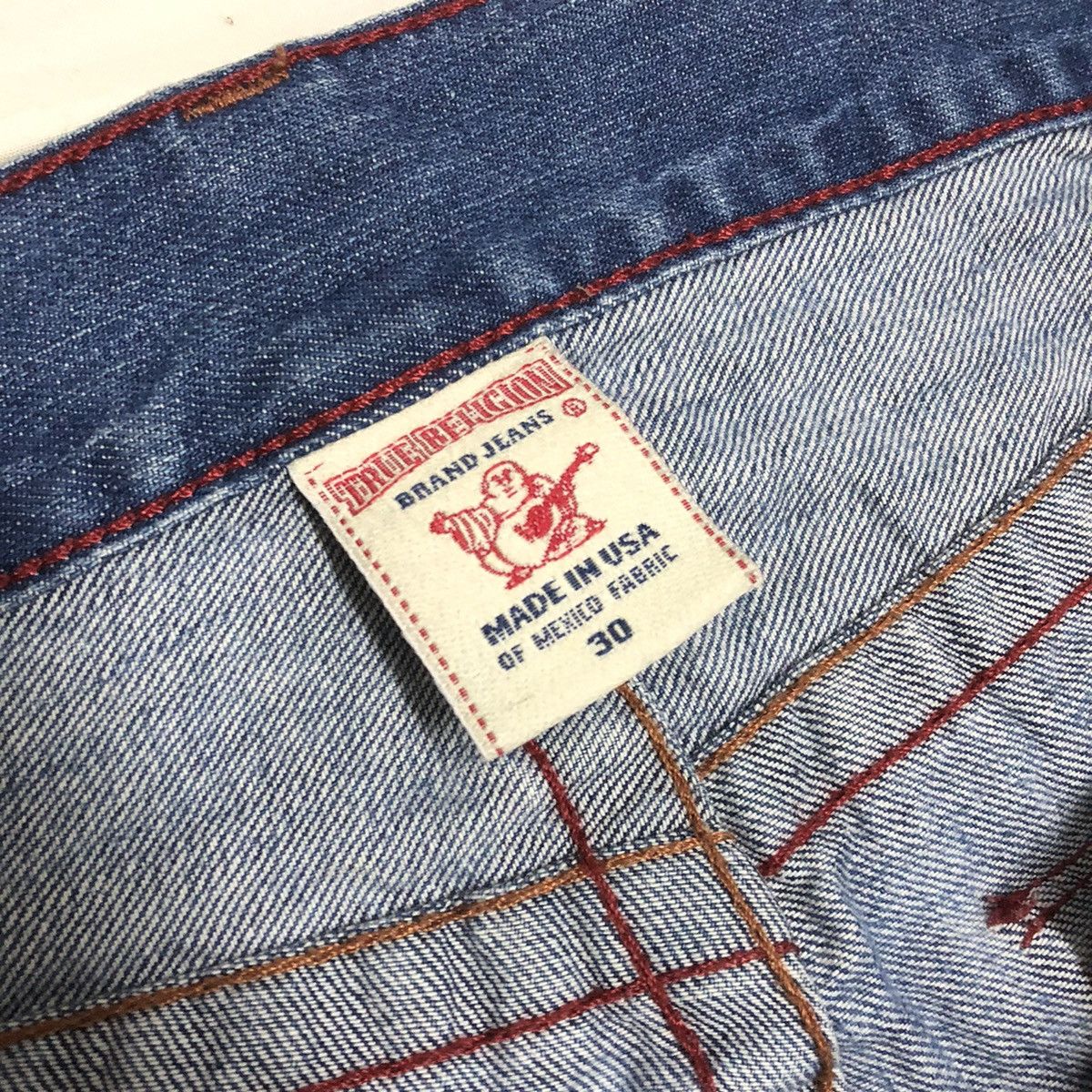 True Religion Vintage True Religion USA Distressed Straight Cut Denim Size US 32 / EU 48 - 2 Thumbnail