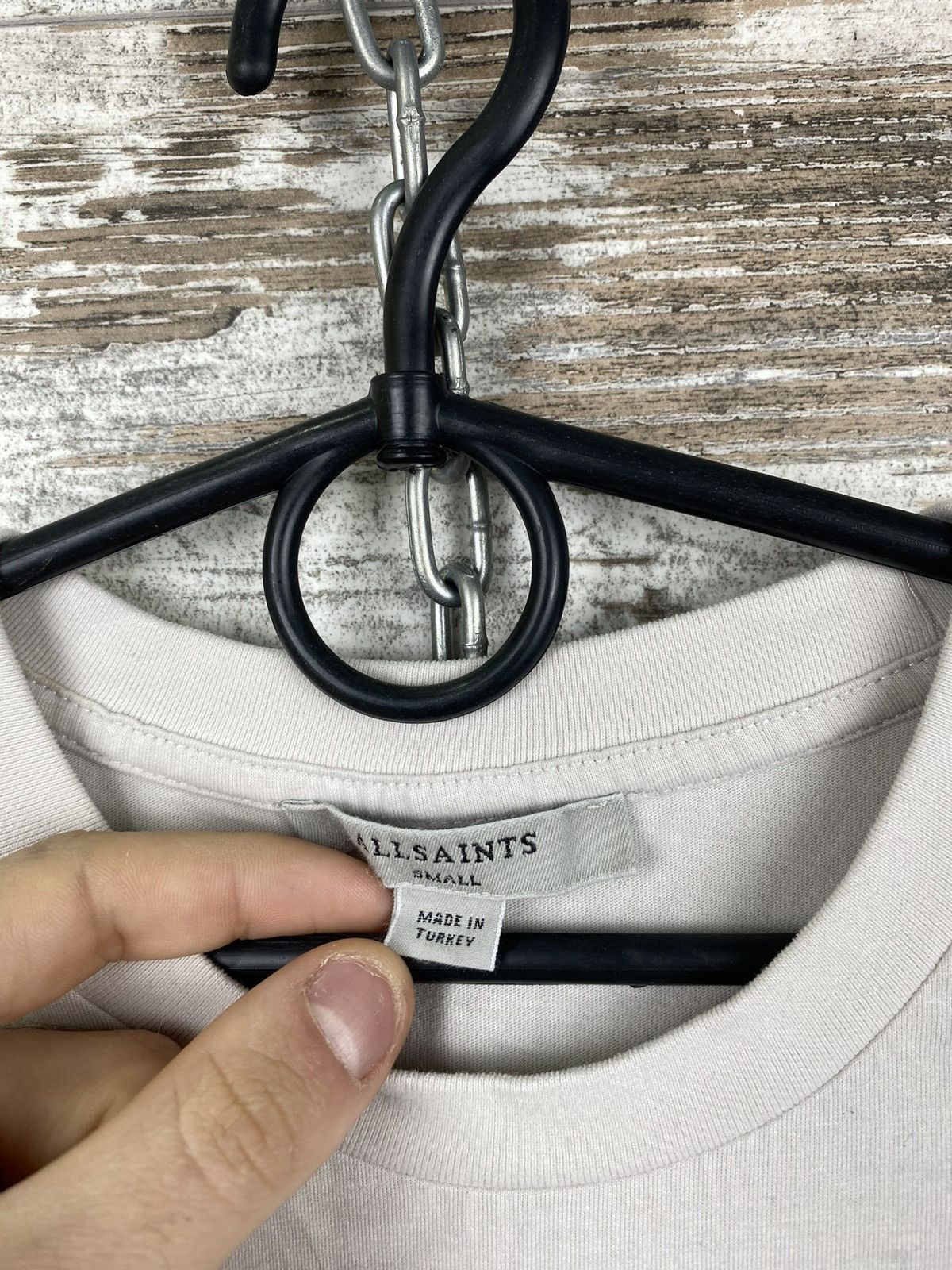 Allsaints × Japanese Brand Mens AllSaints MORELAND TWELVE SS CREW T Shirt luxury tee Size US S / EU 44-46 / 1 - 3 Thumbnail
