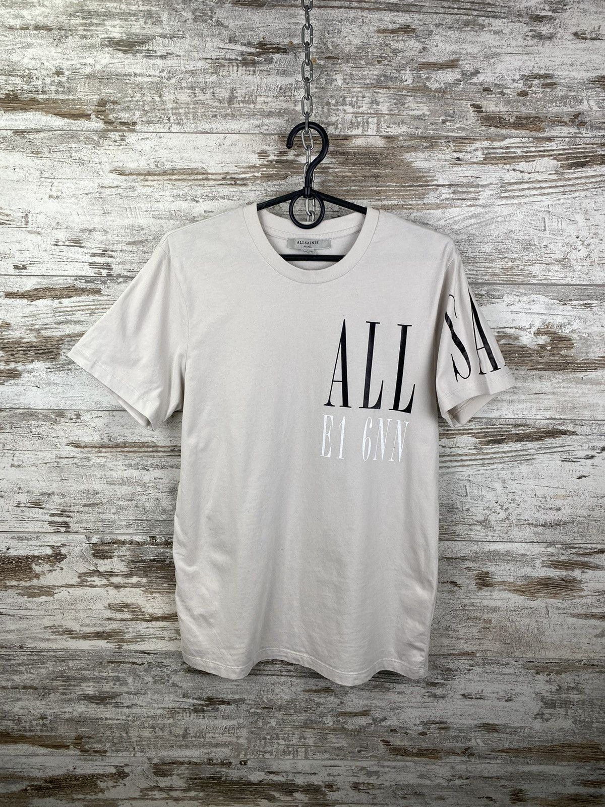 Allsaints × Japanese Brand Mens AllSaints MORELAND TWELVE SS CREW T Shirt luxury tee Size US S / EU 44-46 / 1 - 1 Thumbnail