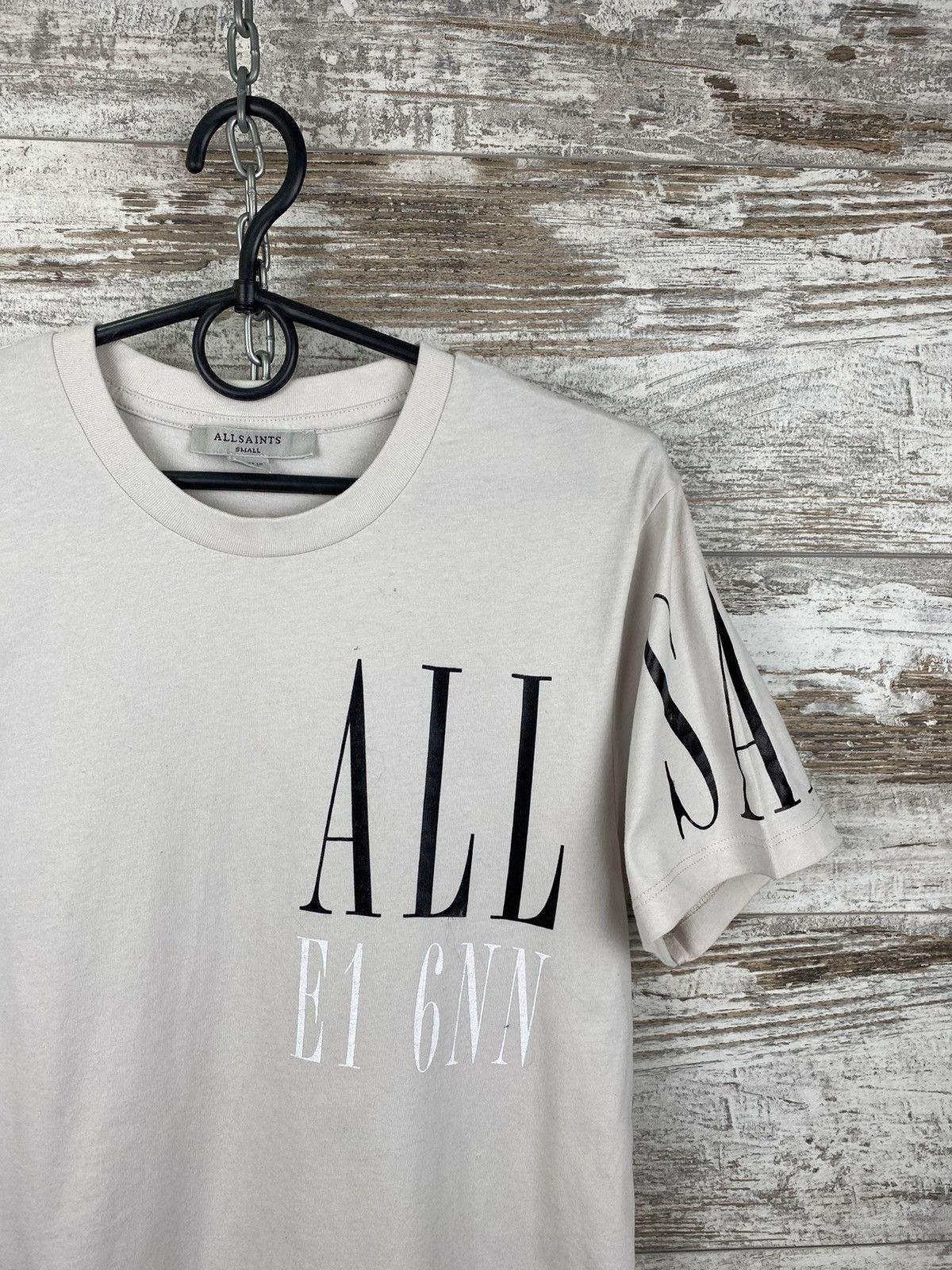 Allsaints × Japanese Brand Mens AllSaints MORELAND TWELVE SS CREW T Shirt luxury tee Size US S / EU 44-46 / 1 - 2 Thumbnail