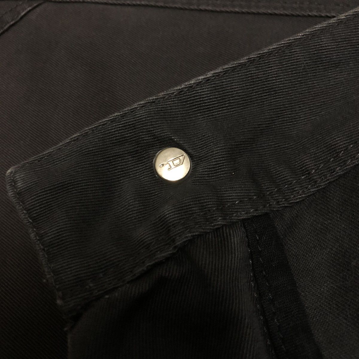 Diesel × Diesel Black Gold Vintage Diesel Zipper Bikers Slim Fit Denim Size US 33 - 4 Thumbnail