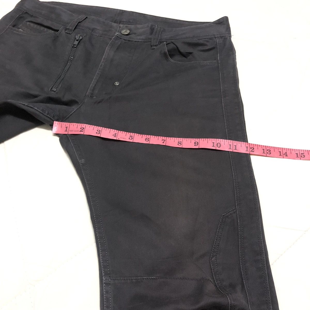 Diesel × Diesel Black Gold Vintage Diesel Zipper Bikers Slim Fit Denim Size US 33 - 9 Thumbnail