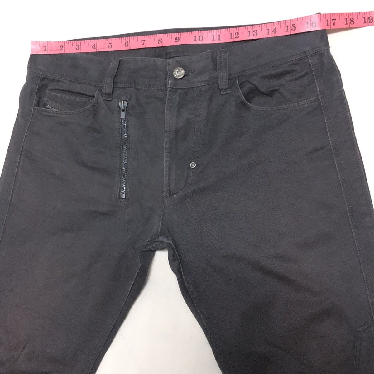 Diesel × Diesel Black Gold Vintage Diesel Zipper Bikers Slim Fit Denim Size US 33 - 7 Thumbnail