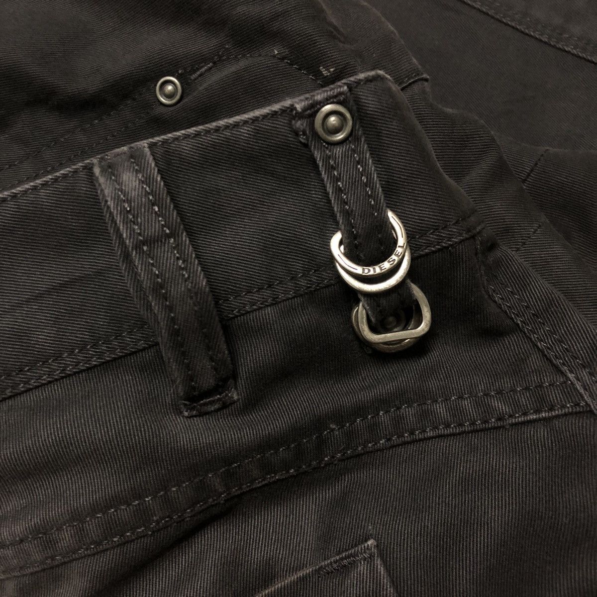Diesel × Diesel Black Gold Vintage Diesel Zipper Bikers Slim Fit Denim Size US 33 - 14 Thumbnail