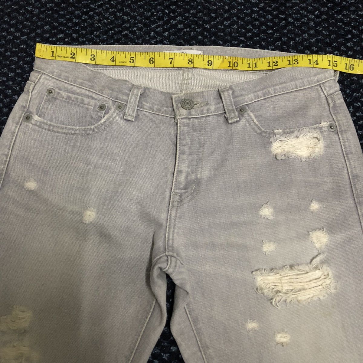 URBAN RESEARCH DOORS Urban Research Japan Distressed Denim Size US 30 / EU 46 - 9 Thumbnail
