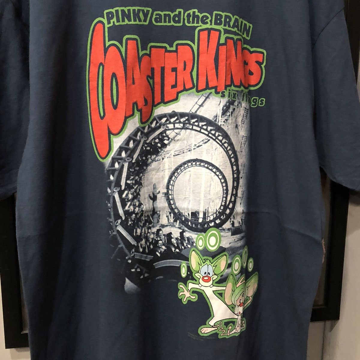 Vintage Vintage pinkyandthebrain 90s t shirt Size US XL / EU 56 / 4 - 2 Thumbnail