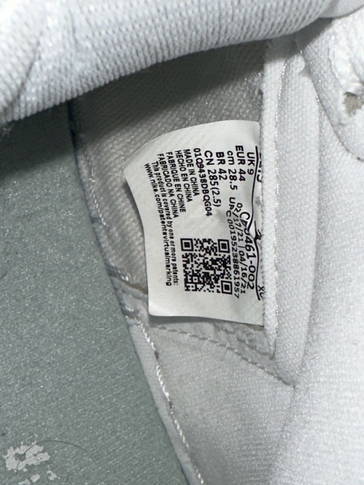 Jordan Brand Jordan 1 High OG Seafoam Size US 10 / EU 43 - 5 Thumbnail