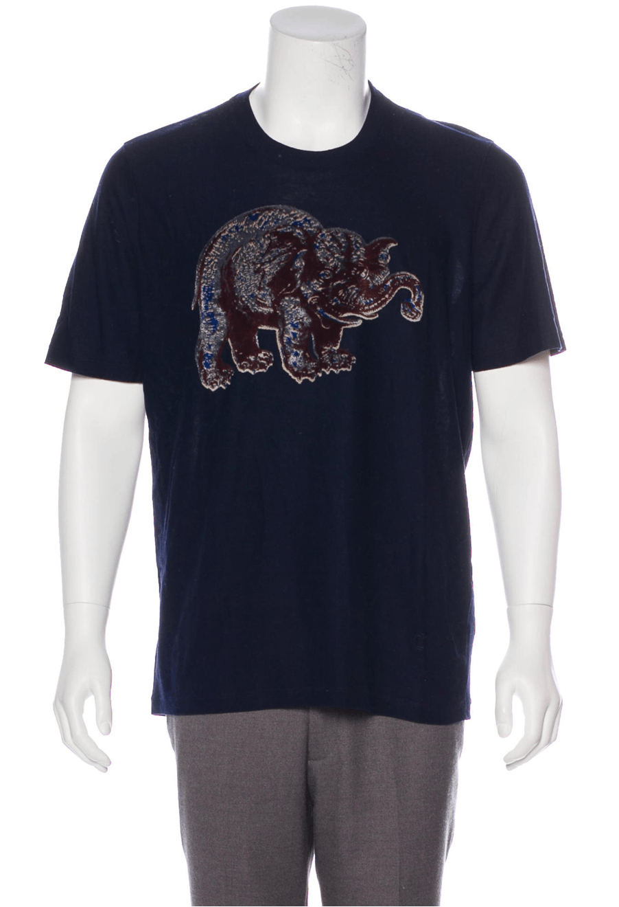 Louis Vuitton x Chapman Brothers 2017 Elephant shirt Blue Cotton