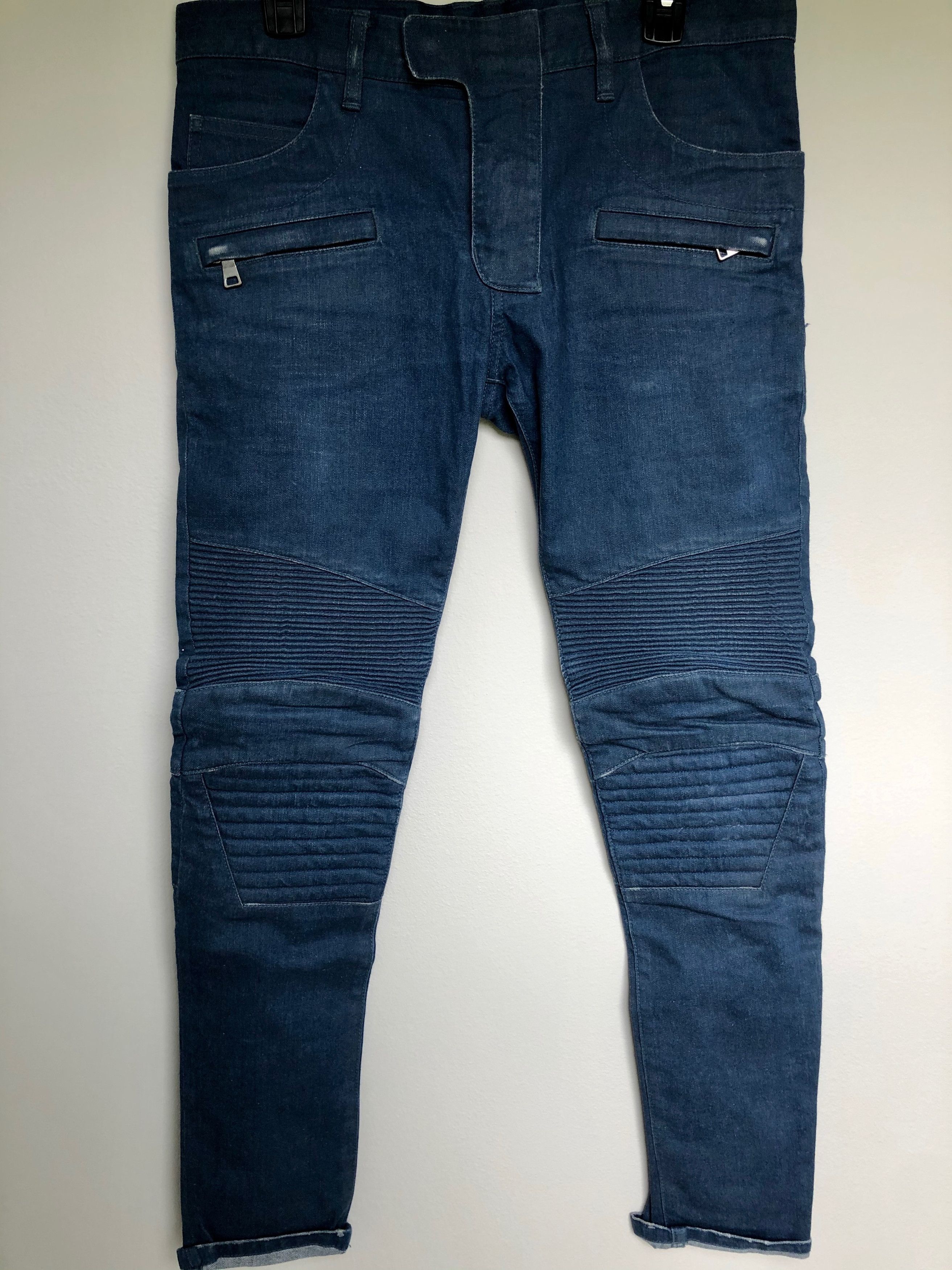 Balmain Balmain Biker Jeans Ribs Size US 30 / EU 46 - 2 Thumbnail
