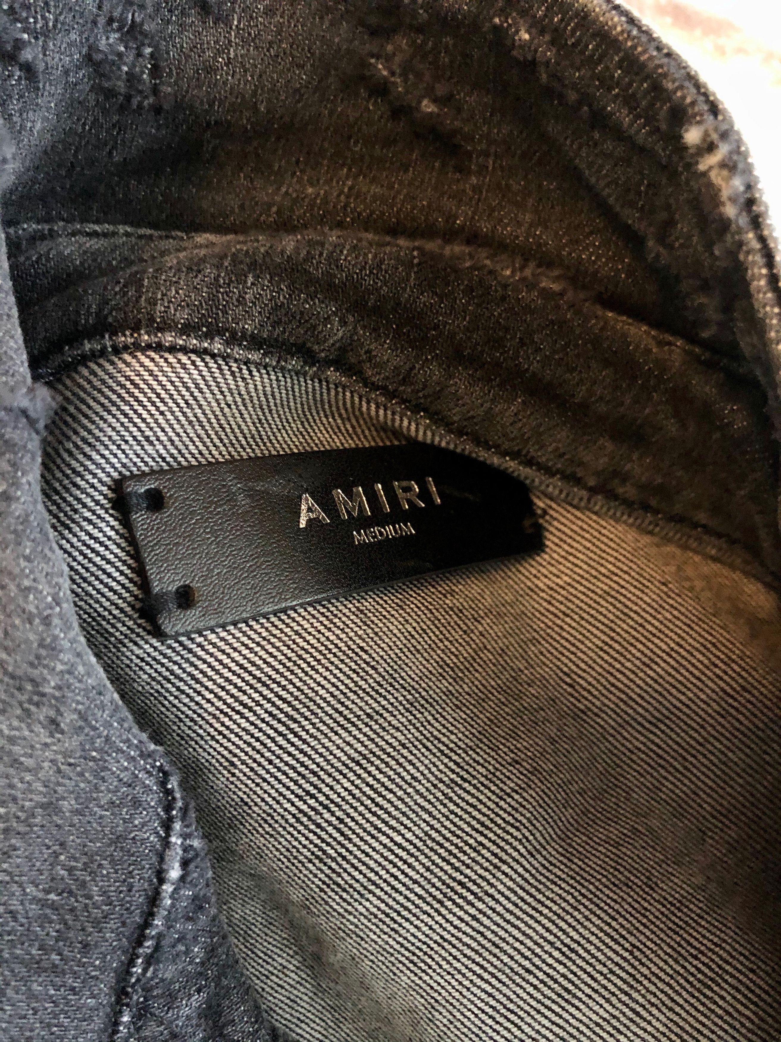 Amiri Amiri Denim Jacket Black Size US M / EU 48-50 / 2 - 4 Thumbnail