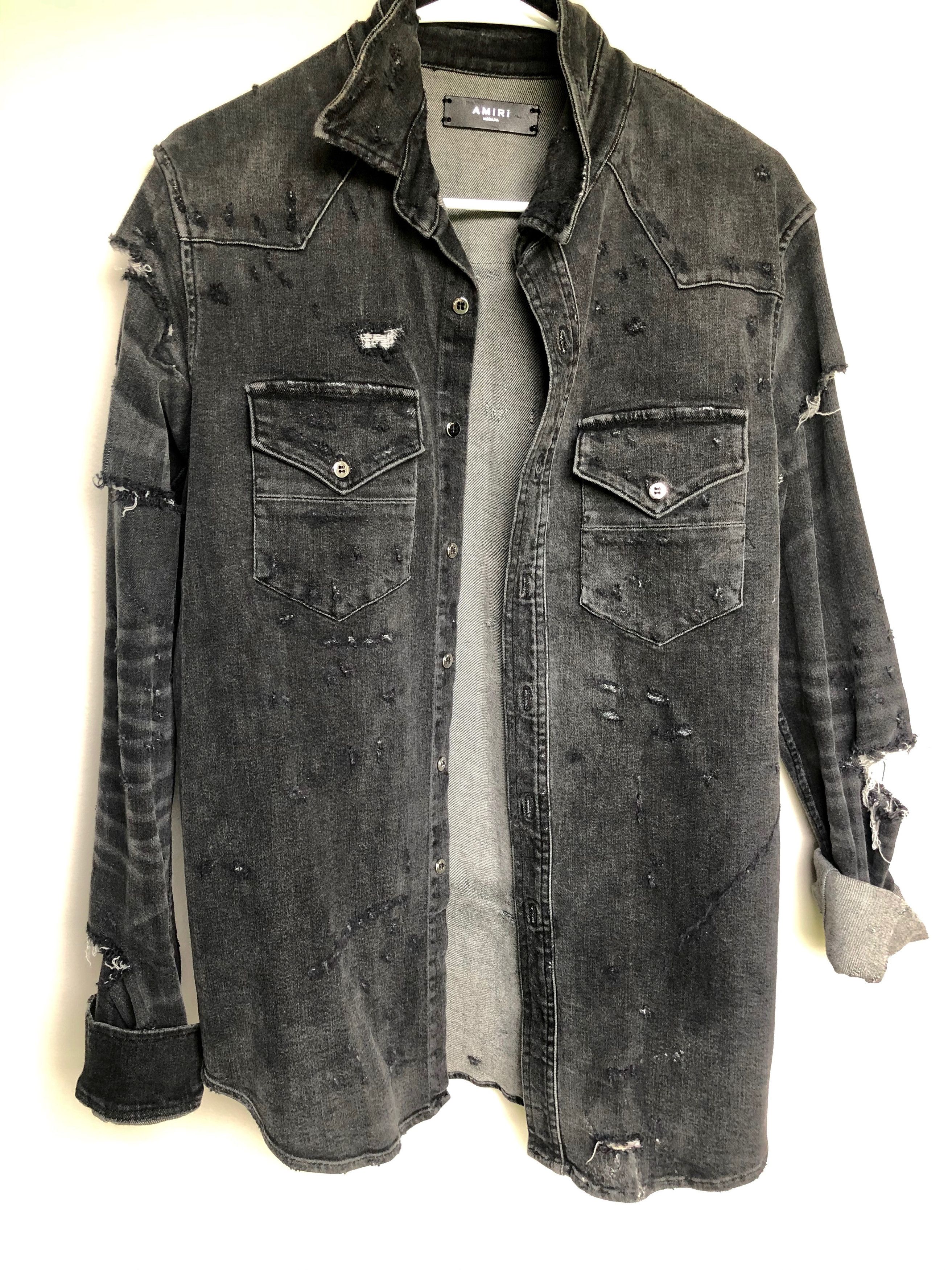 Amiri Amiri Denim Jacket Black Size US M / EU 48-50 / 2 - 1 Thumbnail