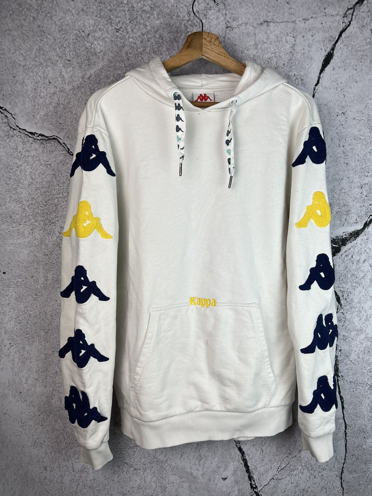 Kappa Kappa embroidered multi logo hoodie Size US M / EU 48-50 / 2 - 1 Thumbnail