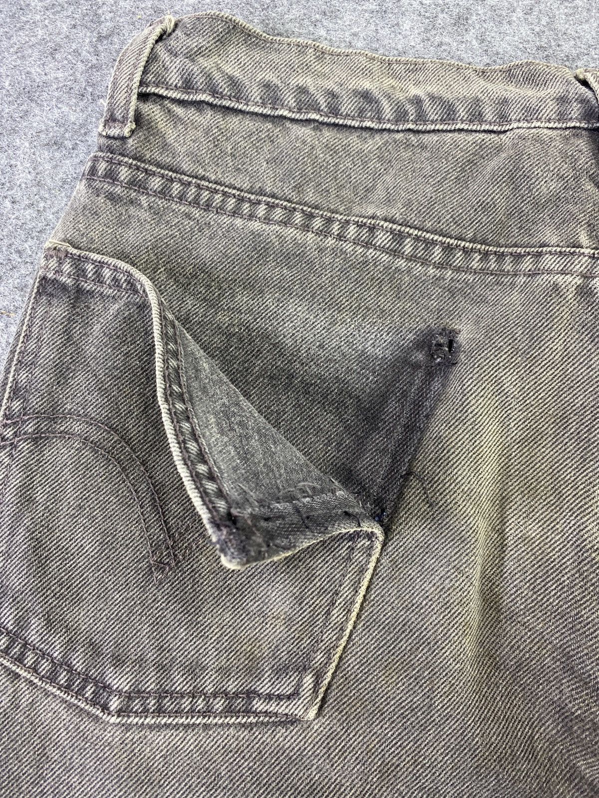 Levi's Vintage Levis 505 Sun Faded Black Jeans 31x32 - J741 Size US 31 - 10 Thumbnail