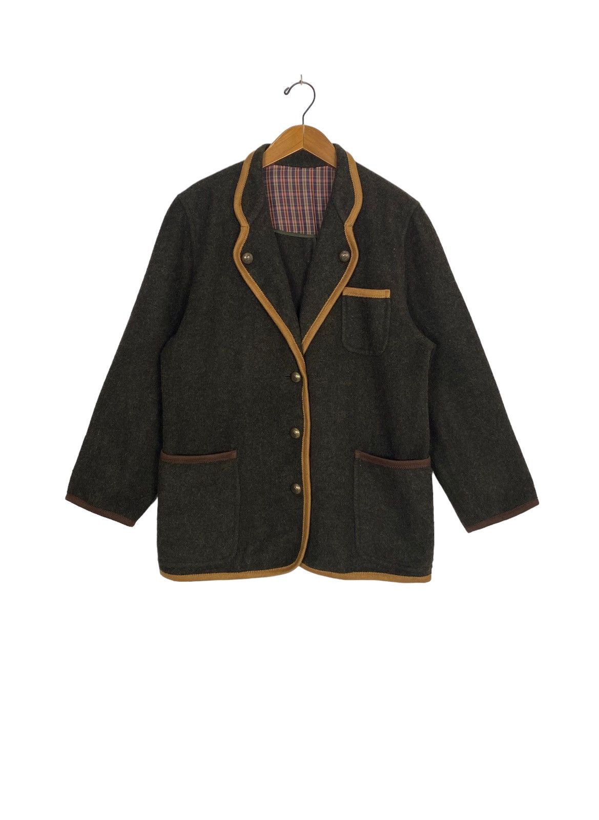 Stephan Schneider Rare‼️ Vintage Schneiders Salzburg Wool Sport Coat Size L / US 10 / IT 46 - 1 Thumbnail