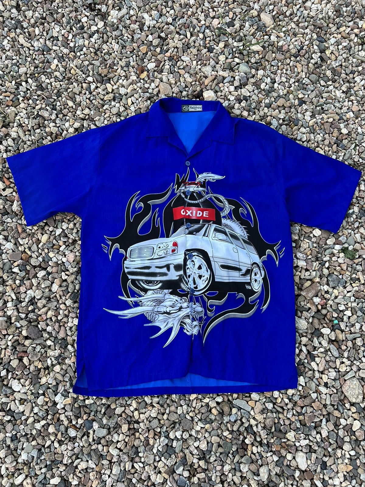 Other Vintage racing rap moto button up shirt Size US XXL / EU 58 / 5 - 1 Thumbnail