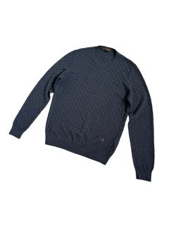 Louis Vuitton Since 1854 Monogram Blue Sweater - Tagotee