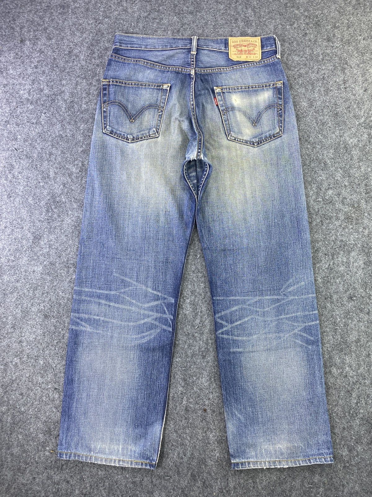 Levi's Vintage Levi's 512 Blue Wash Jeans - J742 Size US 32 / EU 48 - 2 Thumbnail