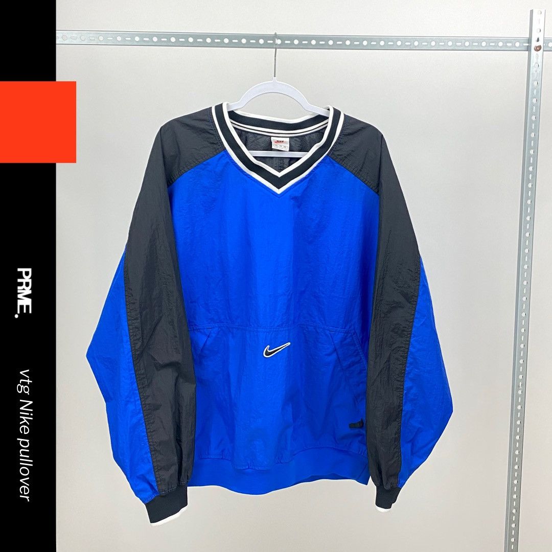 Nike nylon pullover jacket best sale