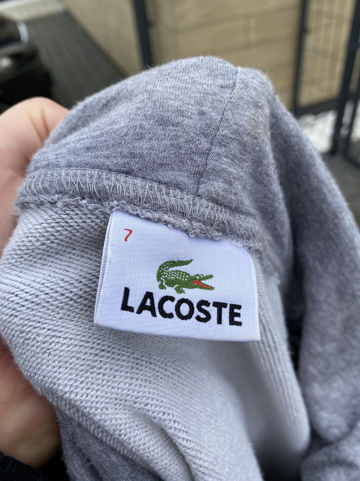 Lacoste Lacoste big logo rare zip hoodie Size US XXL / EU 58 / 5 - 5 Thumbnail