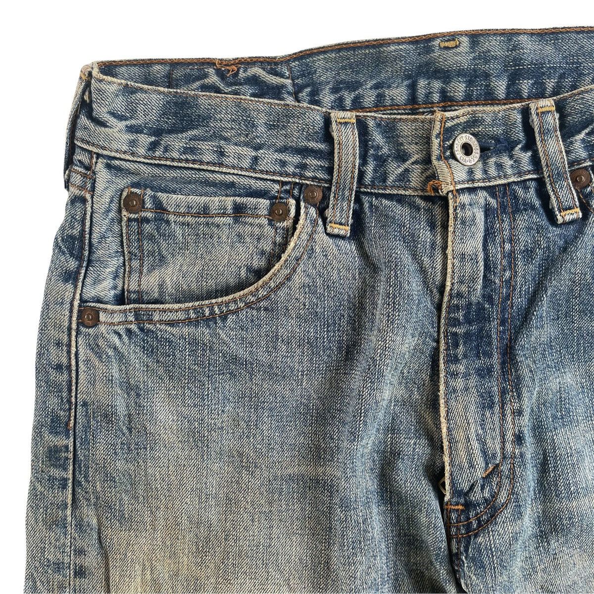 Levi's × Levi's Vintage Clothing × Vintage Vintage 90s Levi’s 503 Charcoal Washed Denim Jeans Size US 29 - 3 Thumbnail