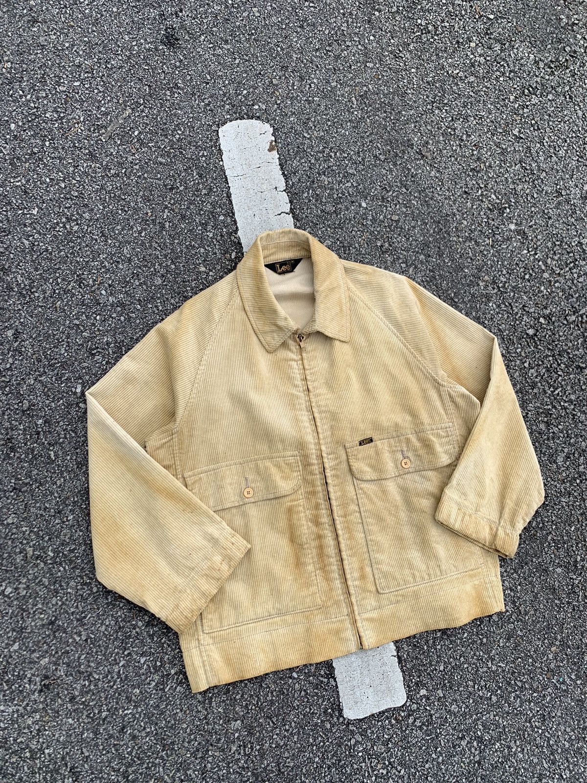 Vintage 🪖Vintage LEE M.R Corduroy Khaki Style Jacket (Woman) Size US S / EU 44-46 / 1 - 4 Thumbnail