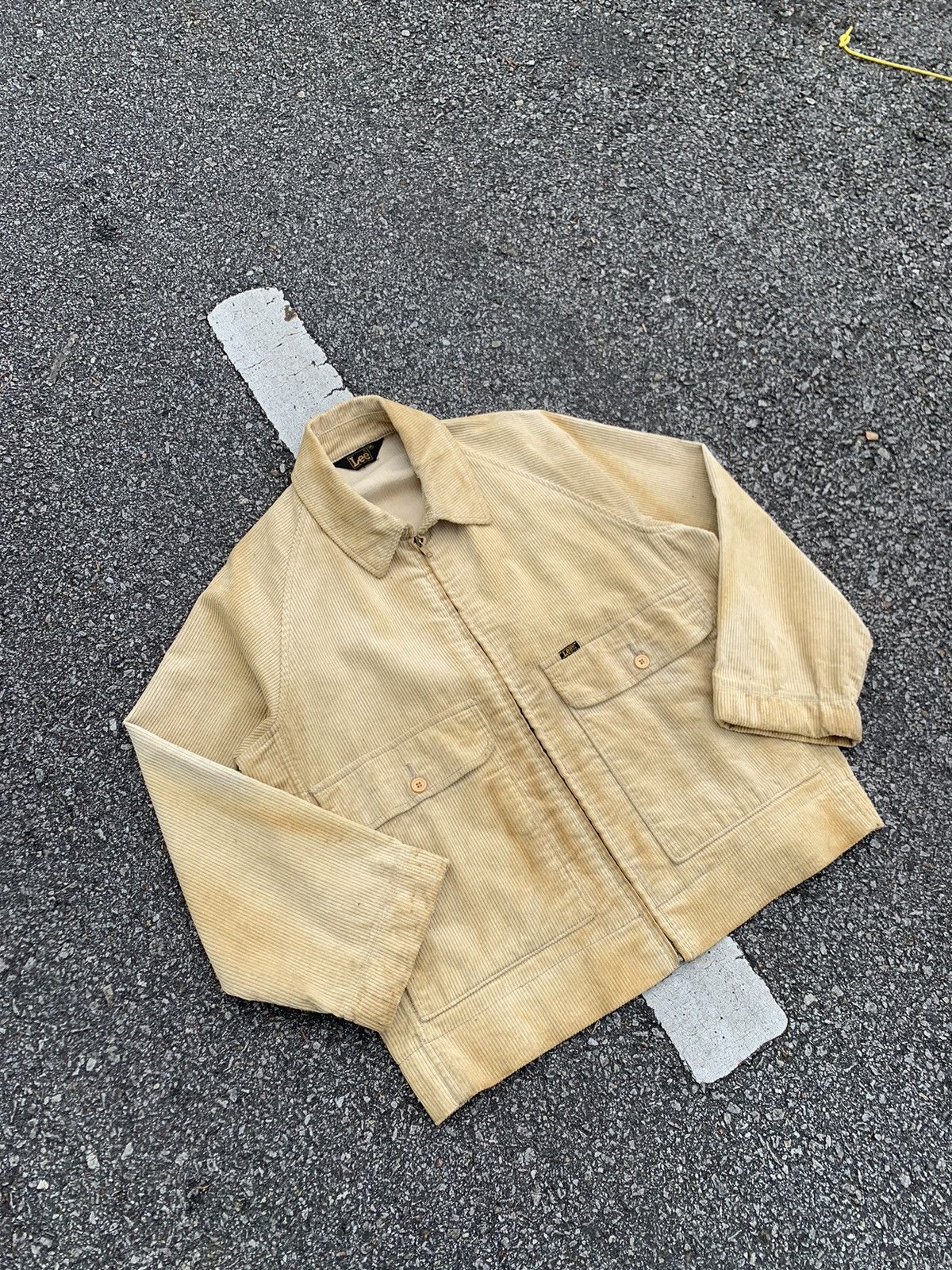 Vintage 🪖Vintage LEE M.R Corduroy Khaki Style Jacket (Woman) Size US S / EU 44-46 / 1 - 7 Thumbnail