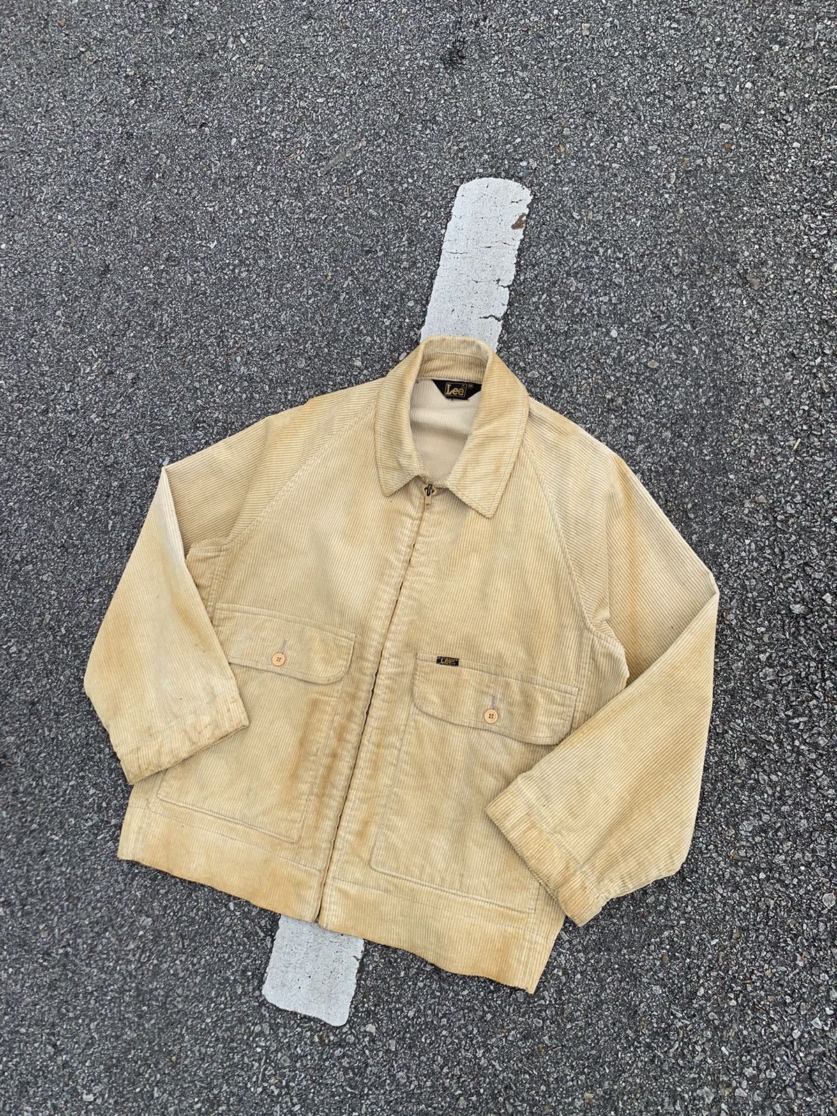 Vintage 🪖Vintage LEE M.R Corduroy Khaki Style Jacket (Woman) Size US S / EU 44-46 / 1 - 2 Thumbnail