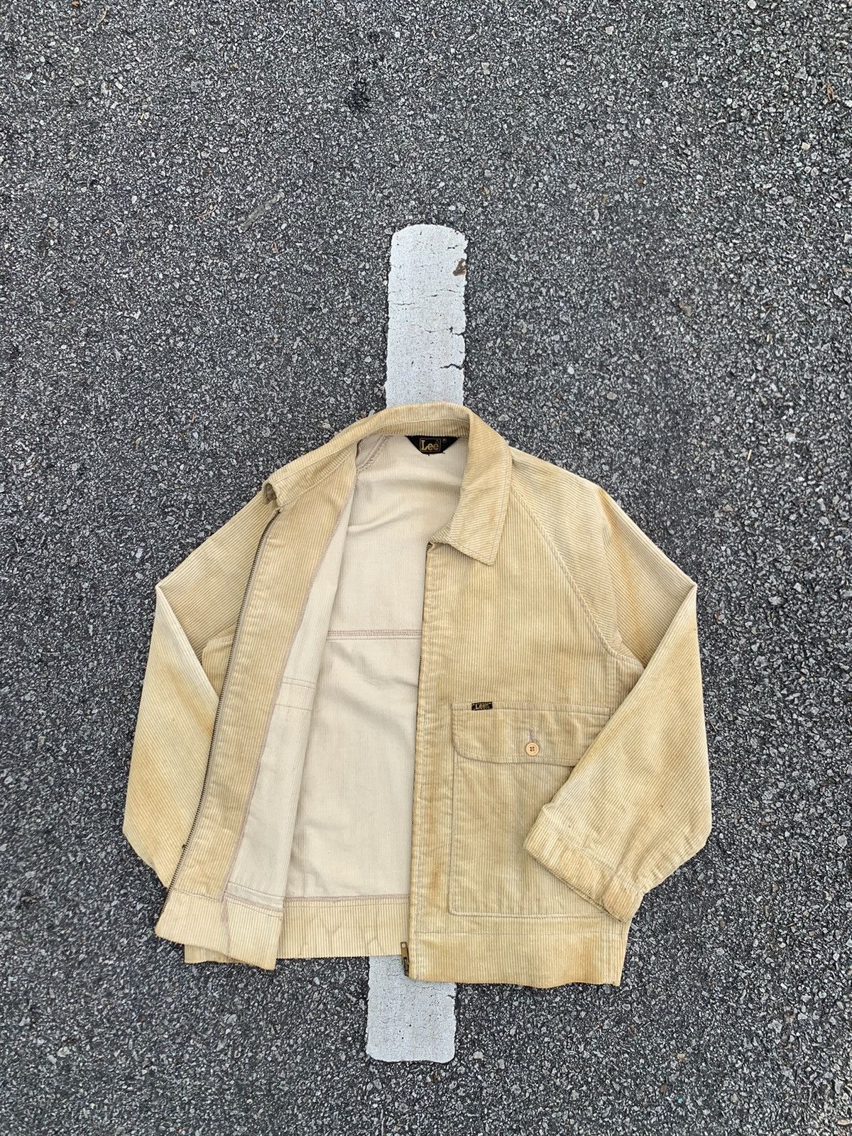 Vintage 🪖Vintage LEE M.R Corduroy Khaki Style Jacket (Woman) Size US S / EU 44-46 / 1 - 9 Thumbnail