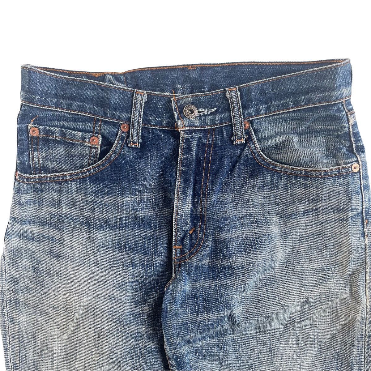 Levi's × Levi's Vintage Clothing × Vintage 90s Levi’s 502 Washed Distressed Denim Jeans 29x33 Size US 29 - 4 Thumbnail