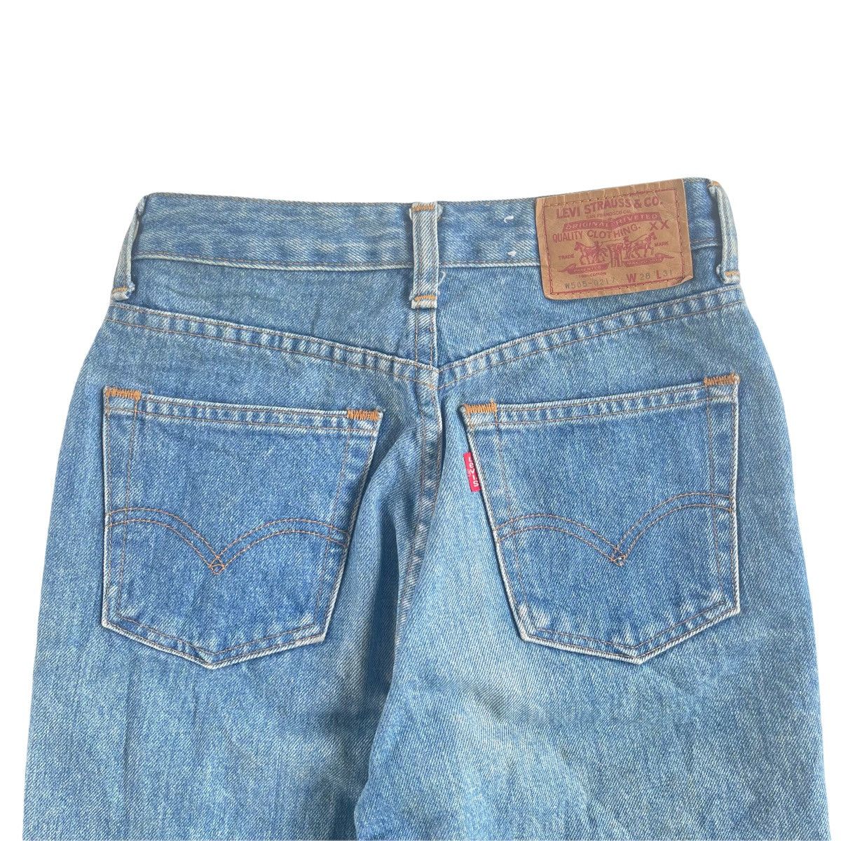 Levi's × Levi's Vintage Clothing × Vintage Vintage 90s Levis Washed Denim Jeans Size US 28 / EU 44 - 6 Thumbnail