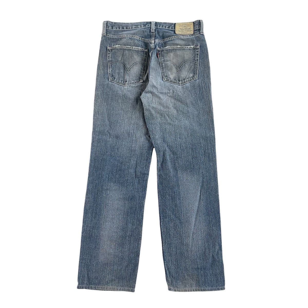 Levi's × Levi's Vintage Clothing × Vintage 90s Levi’s Charcoal Washed Denim Jeans 33x33 Size US 30 / EU 46 - 2 Thumbnail
