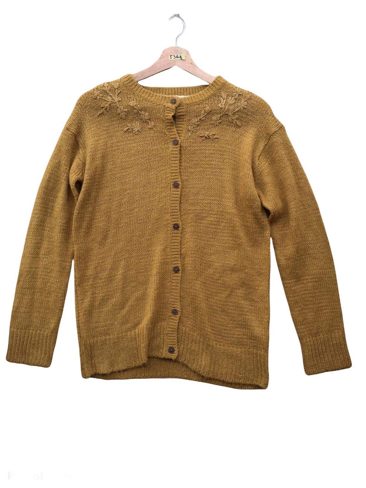 Vintage 🔴Japanese HO JEAM Pullover Knitting Cardigan Pattern Size US S / EU 44-46 / 1 - 2 Thumbnail